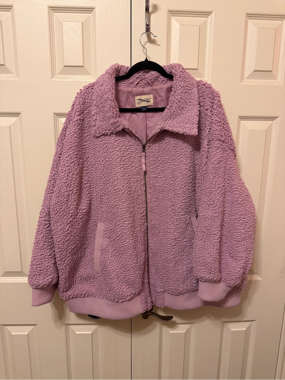Universal Thread Lilac Teddy Sherpa Zip Jacket